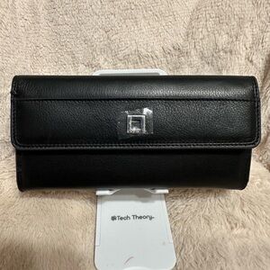 Lodis Tan and Black Patterned Wallet